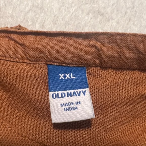 Old Navy Womens Brown Scoop Neck Short Draped Sleeve V Back Midi Dress Sz XXL - Picture 6 of 11